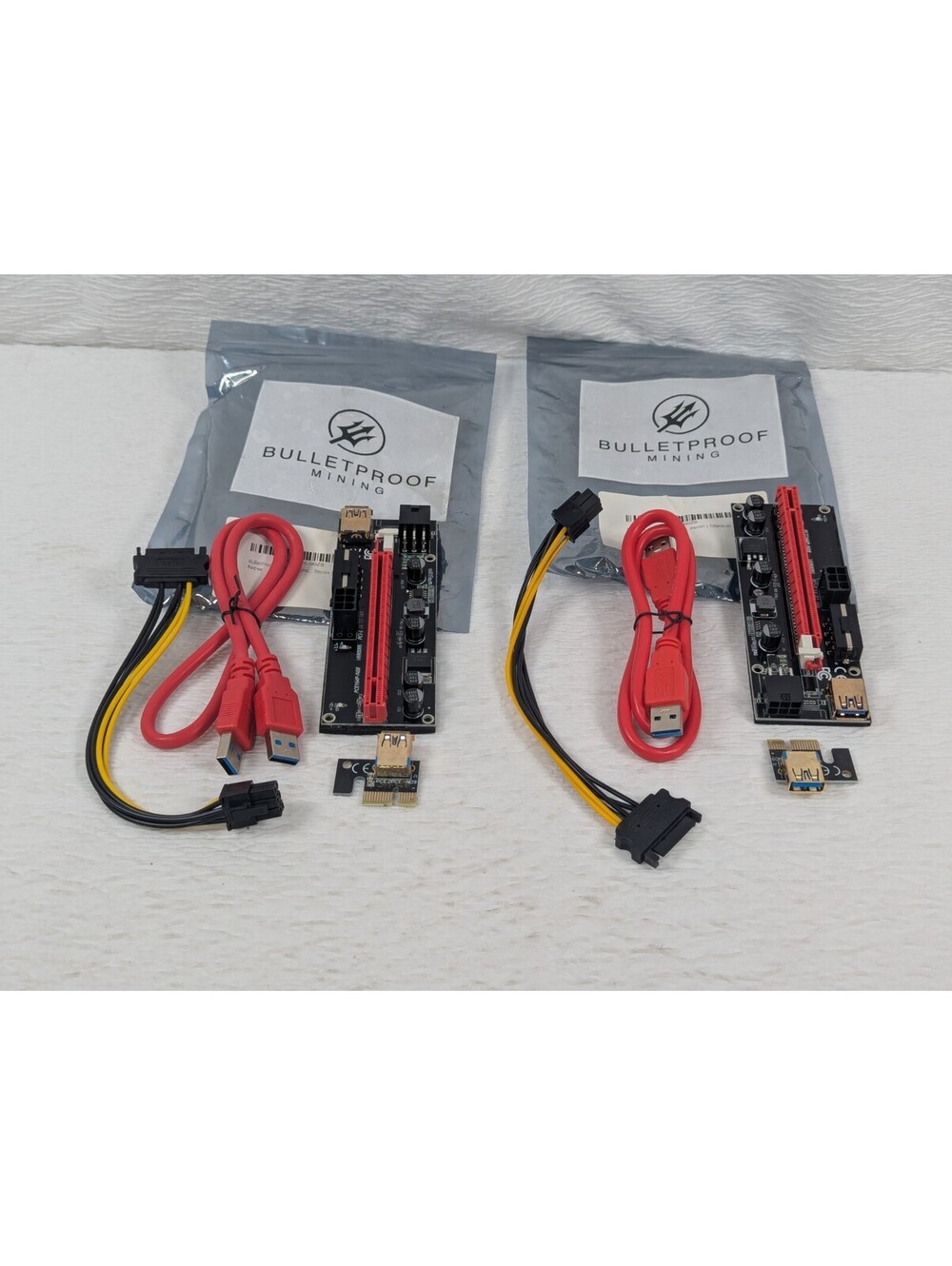 Graphics Card PCIe Riser VER 010S 16x to 1x Powered Riser Adapter Card w/USB 3.0